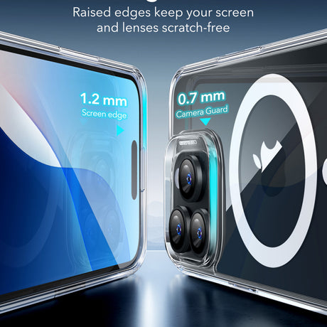 Husa MagSafe pentru Apple iPhone 16 Pro Max, ESR, Classic Hybrid - Transparenta - NotebookGsm