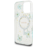Husa MagSafe pentru Apple iPhone 16 Pro Max, Guess, Resin Flowers and Glitte
