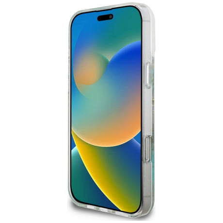 MagSafe tok Apple iPhone 16 Pro Max készülékhez, Guess, gyantás virágok és csillogás