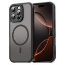 Husa MagSafe pentru Apple iPhone 16 Pro, Techsuit, HaloFrost II - Neagra - NotebookGsm