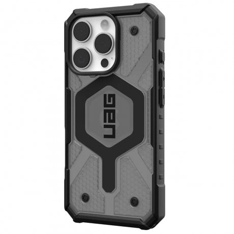 Husa MagSafe pentru Apple iPhone 16 Pro, Urban Armor Gear, Pathfinder Clea - Gri - NotebookGsm