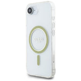 Husa MagSafe pentru Apple iPhone 16e, Guess, IML Glitter Circl