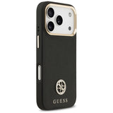 Husa MagSafe pentru Apple iPhone 17 Pro, Guess, Grained Strass Logo