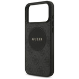 Husa MagSafe pentru Apple iPhone 17 Pro Max, Guess, 4G Circle Classic Logo