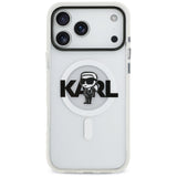 Husa MagSafe pentru Apple iPhone 17 Pro Max, Karl Lagerfeld, IML Sketch Logo Karl