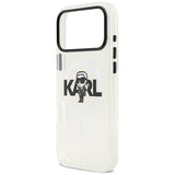 Husa MagSafe pentru Apple iPhone 17 Pro Max, Karl Lagerfeld, IML Sketch Logo Karl
