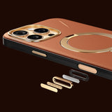 Husa MagSafe pentru Apple iPhone 17 Pro Max, Torras, QPRO Leathe