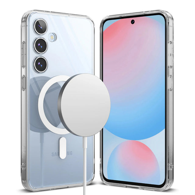 Husa MagSafe pentru Samsung Galaxy S24 FE S721, Ringke, Fusio