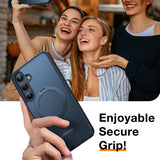 Husa MagSafe pentru Samsung Galaxy S24 S921, Torras, Ostand