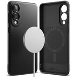 Husa MagSafe pentru Samsung Galaxy S25 Edge S937, Ringke, Onyx