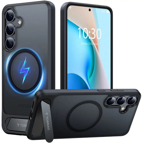 Husa MagSafe pentru Samsung Galaxy S25 S931, Torras, Pstand