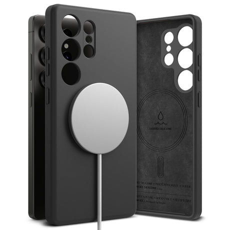 Husa MagSafe pentru Samsung Galaxy S25 Ultra S938, Ringke, Silicon