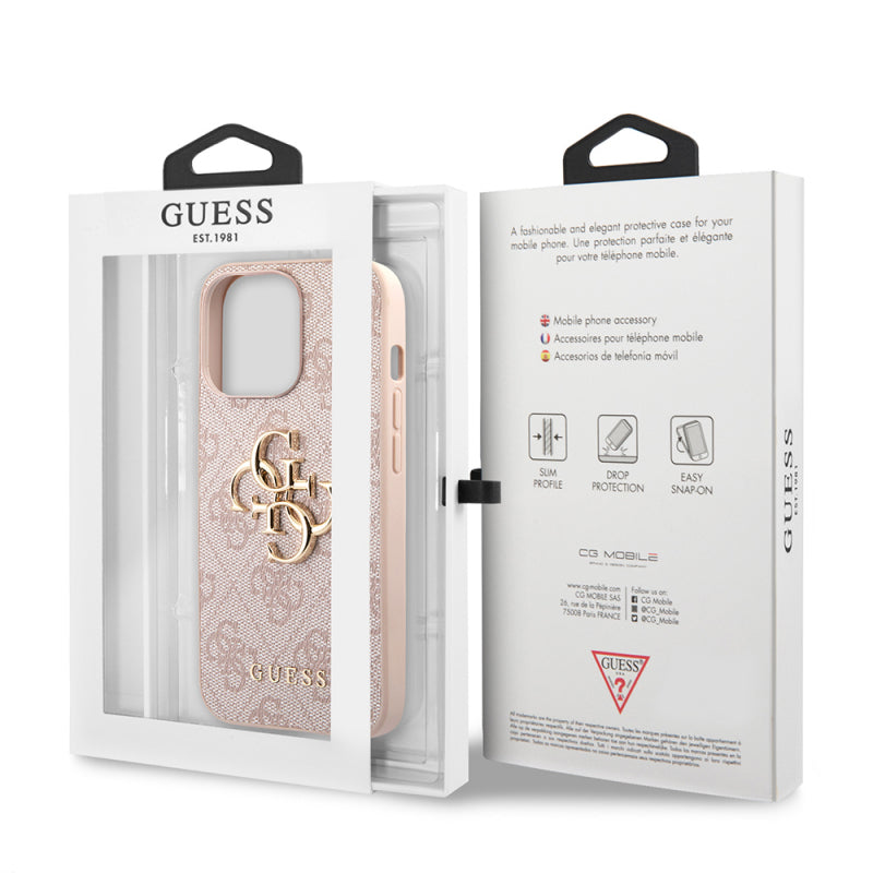 Husa pentru Apple iPhone 13 Pro, Guess, 4G Metal Log