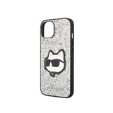 Husa pentru Apple iPhone 14, Karl Lagerfeld, Glitter Choupette Patch