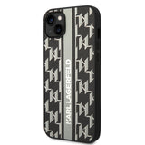 Husa pentru Apple iPhone 14 Plus, Karl Lagerfeld, Monogram Stripe