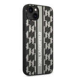 Husa pentru Apple iPhone 14 Plus, Karl Lagerfeld, Monogram Stripe