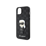 Husa pentru Apple iPhone 14 Plus, Karl Lagerfeld, Saffiano Monogram Ikonik Karl