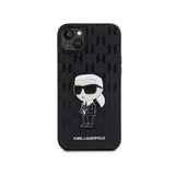 Husa pentru Apple iPhone 14 Plus, Karl Lagerfeld, Saffiano Monogram Ikonik Karl