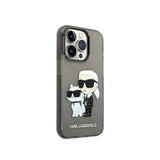 Husa pentru Apple iPhone 14 Pro, Karl Lagerfeld, Glitter Karl &amp; Choupett