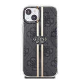 Husa pentru Apple iPhone 15 Plus, Guess, IML 4G Gold Strip