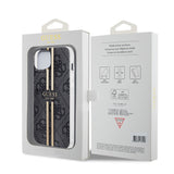 Husa pentru Apple iPhone 15 Plus, Guess, IML 4G Gold Strip
