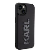 Husa pentru Apple iPhone 15 Plus, Karl Lagerfeld, 3D Rubber Glitter Logo