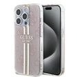 Husa pentru Apple iPhone 15 Pro, Guess, IML 4G Gold Stripe