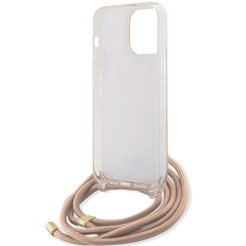 Husa pentru Apple iPhone 15 Pro Max, Guess, Crossbody Cord 4G Print
