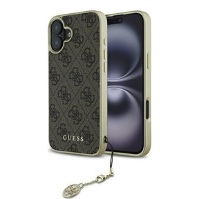 Husa pentru Apple iPhone 16, Guess, 4G Charm
