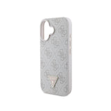 Husa pentru Apple iPhone 16, Guess, Crossbody 4G Triangle Strass