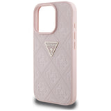 Husa pentru Apple iPhone 16 Pro Max, Guess, Hot Stamp 4G Pattern Triangle Log