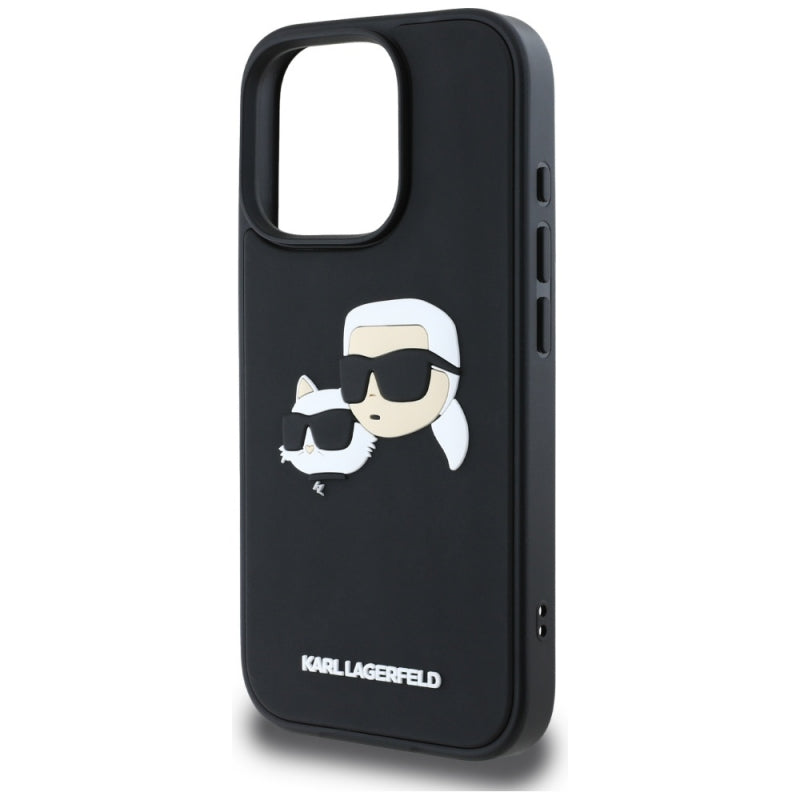Husa pentru Apple iPhone 16 Pro Max, Karl Lagerfeld, 3D Rubber Karl &amp; Choupett