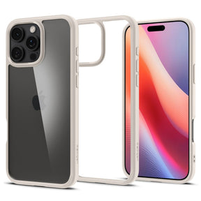 Husa pentru Apple iPhone 16 Pro, Spigen, Ultra Hybrid - Bej - NotebookGsm