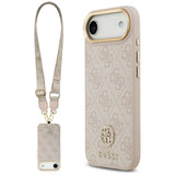 Husa pentru Apple iPhone 17 Air, Guess, 4G Strass Logo and Big Strap