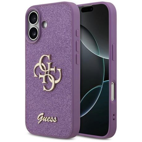 Husa pentru Apple iPhone 17, Guess, Fixed Glitter Big 4G