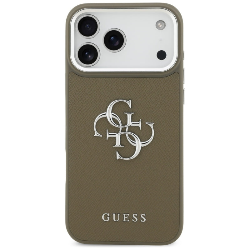 Husa pentru Apple iPhone 17 Pro Max, Guess, 4G Grained Big And Classic L