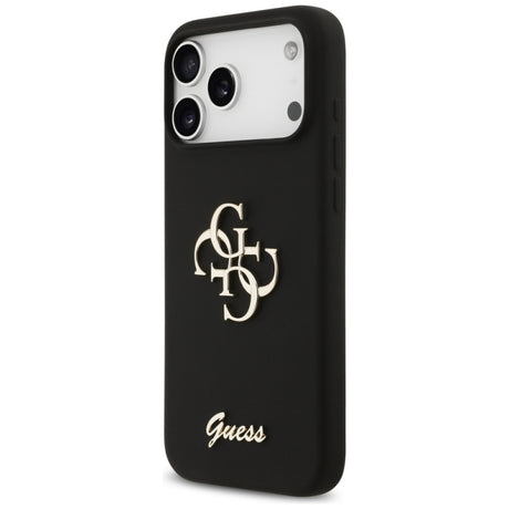 Husa pentru Apple iPhone 17 Pro Max, Guess, Big 4G Script - Neagra - NotebookGsm