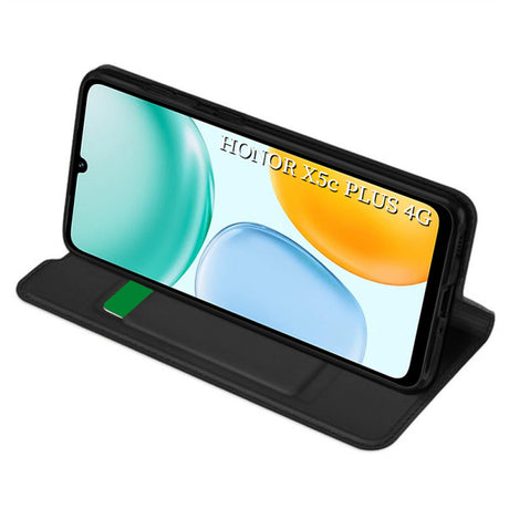 Husa pentru Honor X5c Plus, Techsuit, Magskin Book - Neagra - NotebookGsm