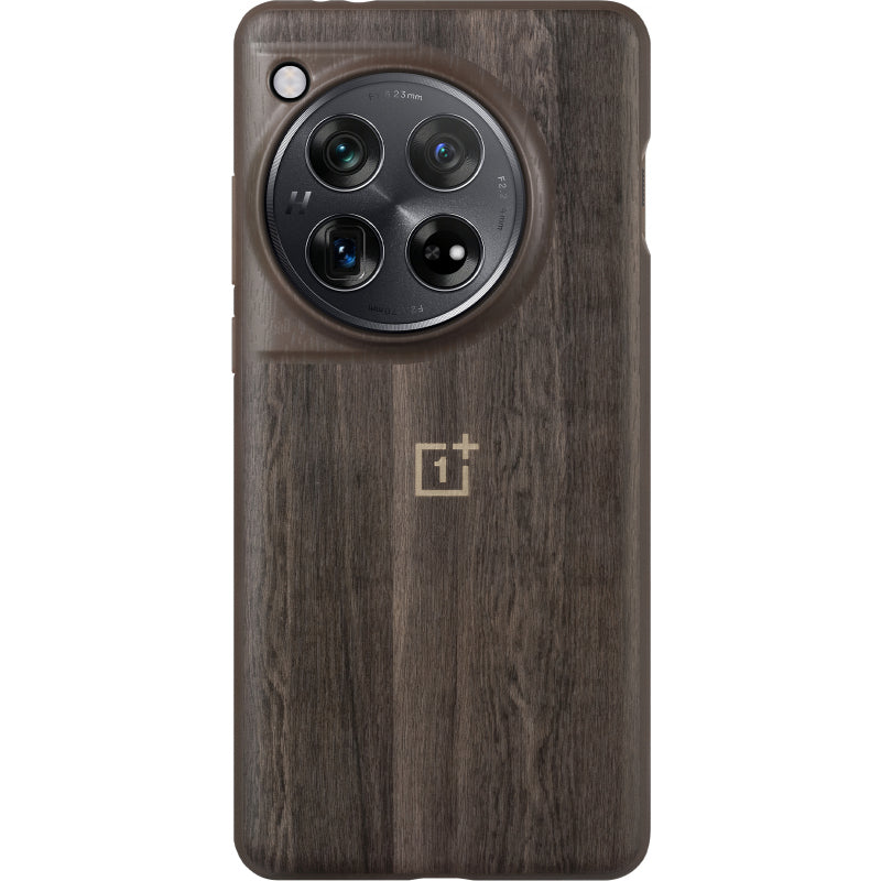 Husa pentru OnePlus 12, Walnut Texture Bumper, Maro 5431101524