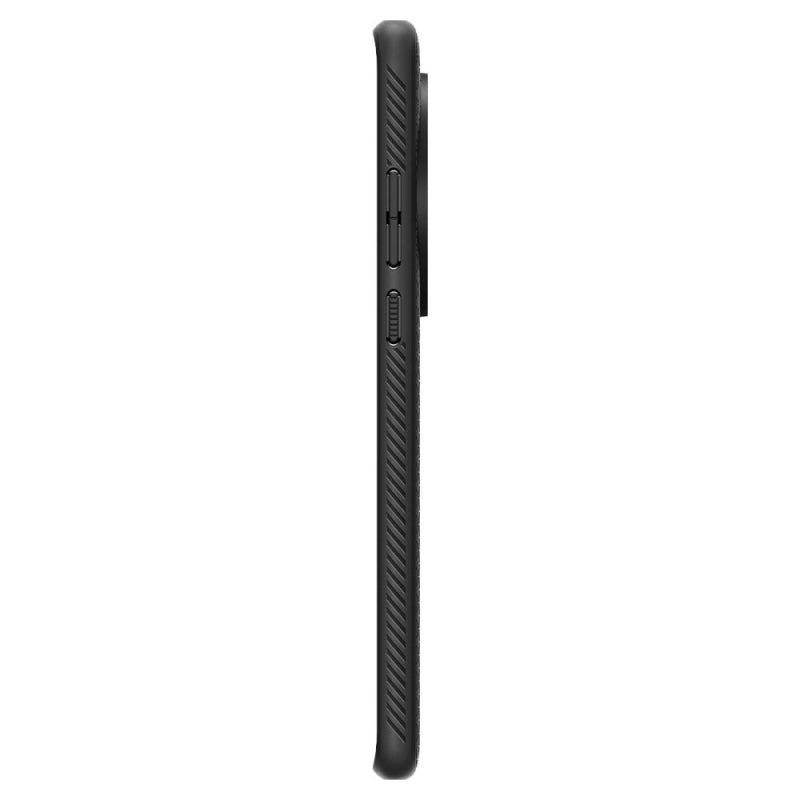 Husa pentru OnePlus 12, Spigen, Liquid Air, Neagra ACS07375