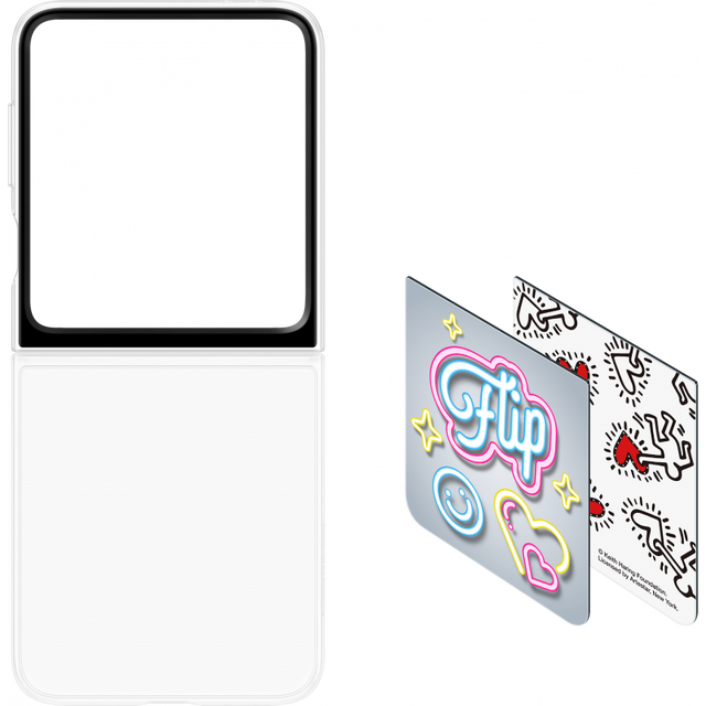 Husa pentru Samsung Galaxy Z Flip6 F741, FlipSuit Case, Gri EF-ZF741CTEGWW