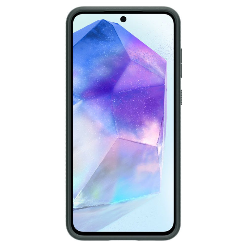 Husa pentru Samsung Galaxy A55 5G A556, Spigen, Liquid Air, Verde ACS07527