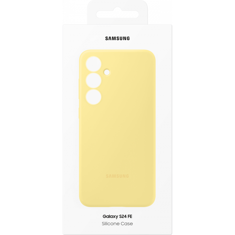 Husa pentru Samsung Galaxy S24 FE S721, Silicone Case, Galbena EF-PS721CYEGWW