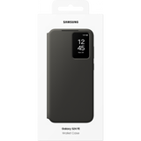 Husa pentru Samsung Galaxy S24 FE S721, S-View Wallet, Neagra EF-ZS721CBEGWW