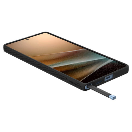 Husa pentru Samsung Galaxy S25 Ultra S938, Spigen, Liquid Air, Neagra ACS08953 - Neagra - NotebookGsm