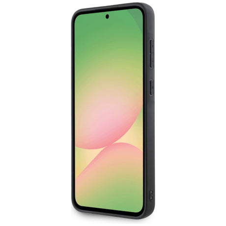 Husa pentru Samsung Galaxy A56 A566, Karl Lagerfeld, Saffiano Karl &amp; Choupette Metal - Neagra - NotebookGsm