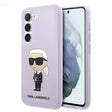 Husa pentru Samsung Galaxy S23+ S916, Karl Lagerfeld, Silicone Ikonik Karl - Mov - NotebookGsm