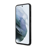 Husa pentru Samsung Galaxy S23 S911, Karl Lagerfeld, Saffiano Monogram Metal Logo - Neagra - NotebookGsm