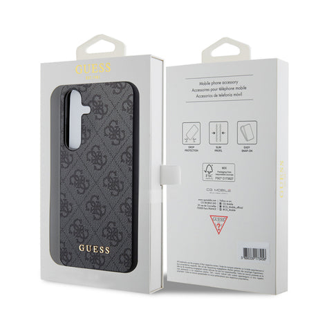 Husa pentru Samsung Galaxy S24+ S926, Guess, 4G Charm - Neagra - NotebookGsm
