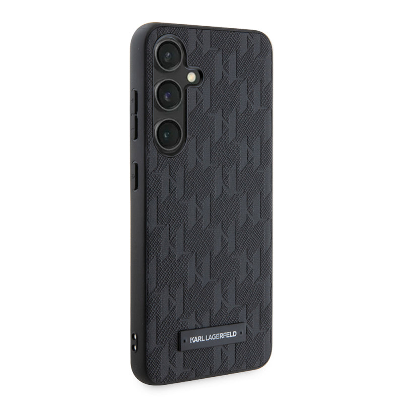 Husa pentru Samsung Galaxy S24 S921, Karl Lagerfeld, Saffiano Mono Metal Logo
